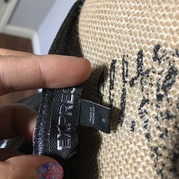 Metallic gray Express dress - Picture 4 of 4